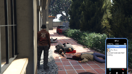The Boss responding to a fifth Gang Attack.