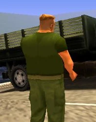 Phil Cassidy in Grand Theft Auto: Liberty City Stories. (Mission: More Deadly Than the Male)