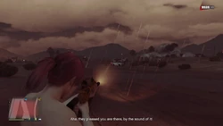 The player is killing those smugglers.