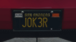 Custom Plate GTAO J0K3R