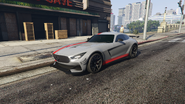 The Schlagen GT located at the Vespucci Police Station.