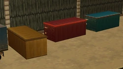 Blank shipping containers