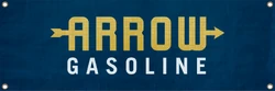 Arrow Gasoline garage banner found in 