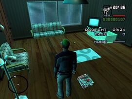 Money can be found in living rooms and bedrooms.