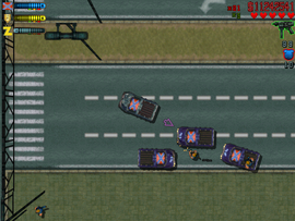Being chased by the Rednecks.