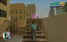 Lance picks out a balcony and a rooftop that they could use.