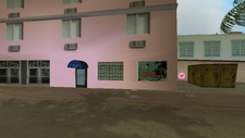 Vice Point, Vice City, just east of the Pay 'n' Spray. (GTA Vice City)