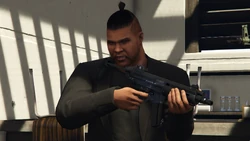 Vincent protecting The Diamond Casino & Resort from the Duggans.
