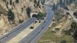 Route1-GTAV-BraddockTunnel.jpg (89 KB) Aerial shot of Route 1. The Braddock Tunnel can be seen.