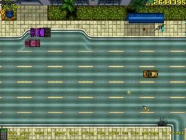 Deever tells the protagonist to deliver the Bike to the garage in Greek Heights.