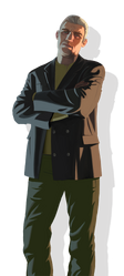 Concept artwork of Derrick McReary for Grand Theft Auto IV.
