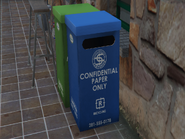 A LSDS Confidential Paper Only bin.