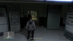 Go to the server room
