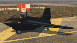 A custom LF-22 Starling during the Steal Cargo mission. (rear quarter view)