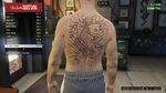 Tattoo GTAV Online Male Torso Carp outline