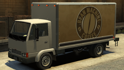 A Bean Machine Mule in GTA IV. (Rear quarter view)