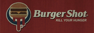 The Burger Shot logo and slogan featured in Grand Theft Auto IV.