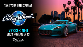Lucky Wheel advertisement.
