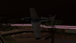 A Rustler inside the Vice Point Mall in Grand Theft Auto: Vice City Stories.