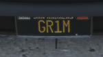 Custom Plate GTAO GR1M