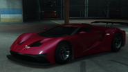 The J0K3R FMJ seen in Vehicle Cargo missions, GTA Online. (Rear quarter view)