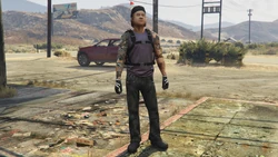 Original model unused as the mechanic (back view)