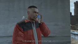 Luis tries to explain that him and Tony just bought some diamonds.