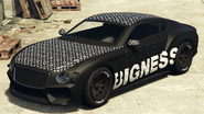 A Paragon R (Armored) with a Big Enough livery in Grand Theft Auto Online. (Rear quarter view)