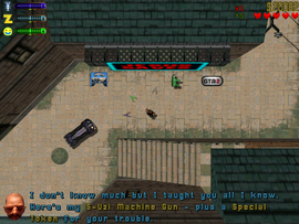 The Guider gives a S-Uzi Machine Gun and a Special Token.