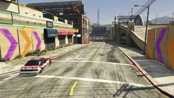 Turning back onto Sinners Passage