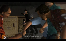 As the seller says that he accepts the deal and picks his briefcase up to show Tommy the cocaine, the three hitmen start shooting at Tommy, the seller, Harry and Lee.