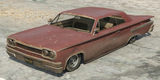 A beater Voodoo in GTA V.(Rear quarter view)