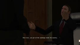 He says on the one hand, there are the scumbags inside the country...