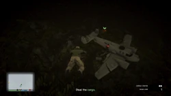 Crashed Mogul with the cargo.