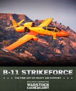 Official advertisement poster for the B-11 Strikeforce.