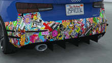 TailgaterS-GTAO-RearBumpers-StickerbombGTBumperwithFins