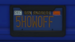 Custom Plate GTAO 5H0W0FF