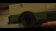 One of the Stockades is hijacked and driven away at speed.