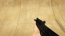 Aiming.