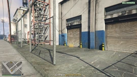 Goods Entry point (Hanger Way).