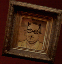 Ricardo's artwork, doodled by Tommy Vercetti after Tommy occupied the place.