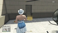 Or sneak into the office from the rooftop