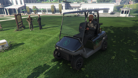 Her playing partner and "security"