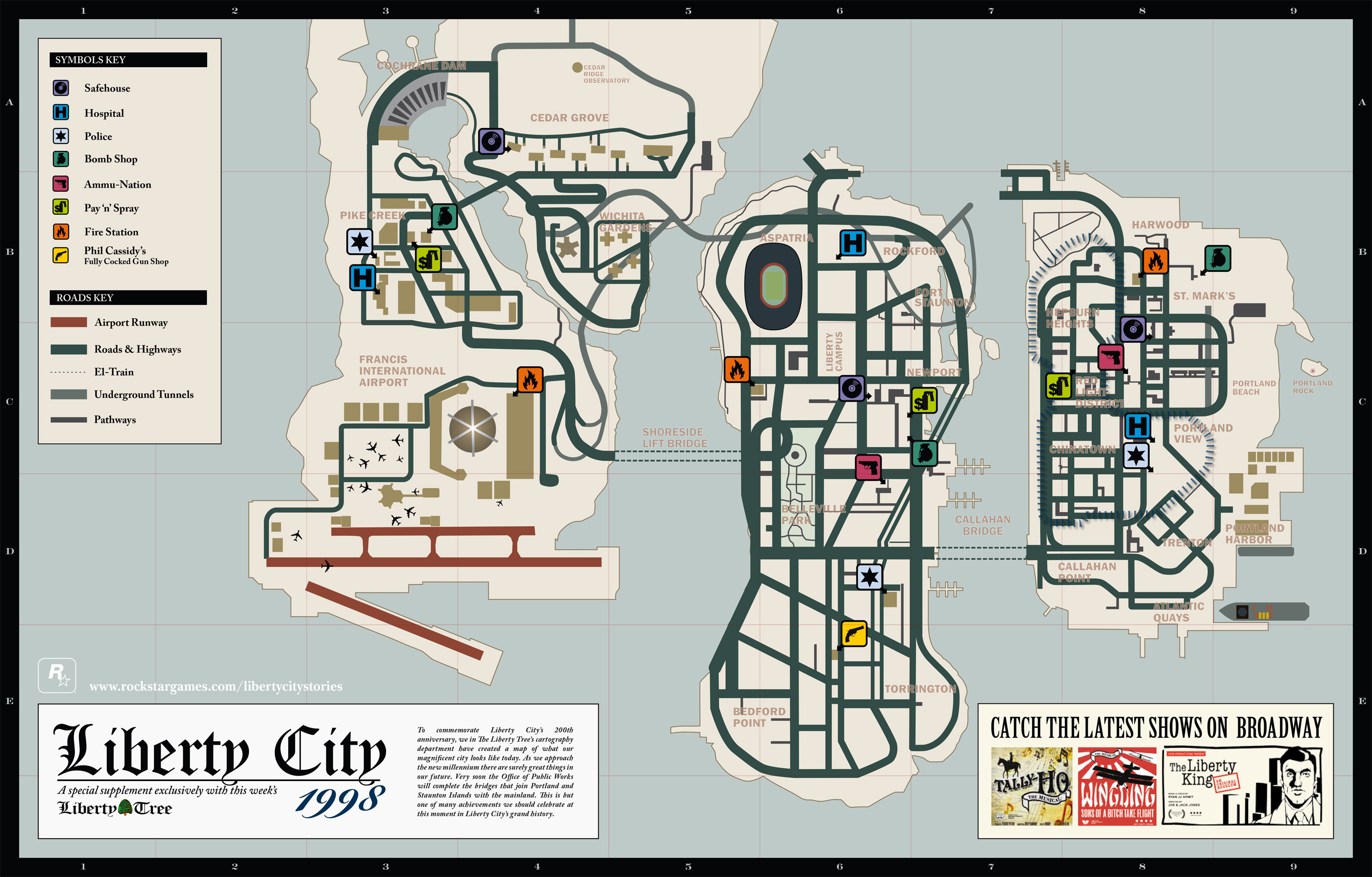 Locations in GTA III, GTA Liberty Wiki