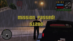 Mission passed! $1200 awarded.