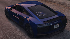 The 10F's spoiler clipping into the body.