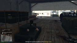 TheDugganRobbery-GTAOe-PlanningWork-BypassModule-SS15.png (1.4 MB) Deliver the bypass module to the Salvage Yard.
