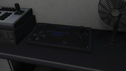 The console to activate the landing pad.