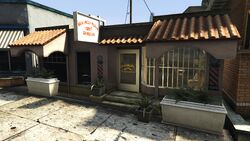 Beach Combover Barber storefront.