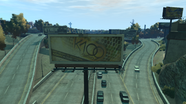 Billboard on Algonquin - Dukes Expressway, Cerveza Heights.